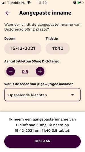 Aangepaste inname update 0-23 Aangepaste inname update 0-23